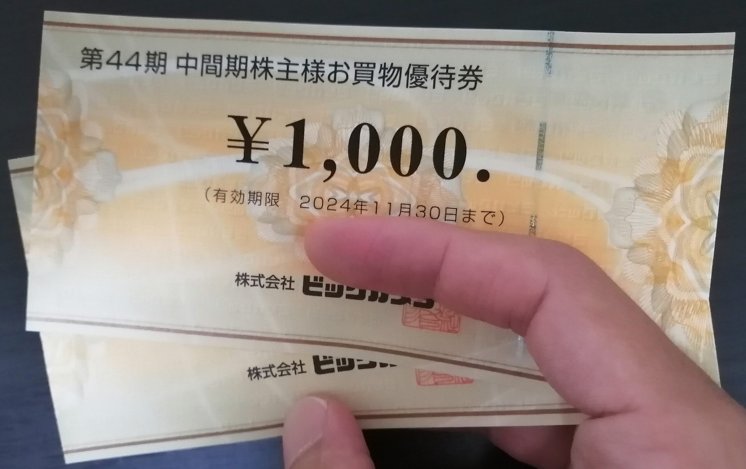 ビックカメラ（3048）/株主優待】商品券2000円分を160円でゲットする具体的方法（2月クロス取引） - コツコツ父ちゃんのお金の話